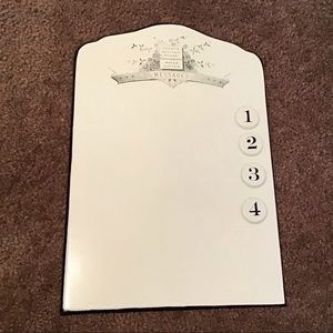 Vintage style message board